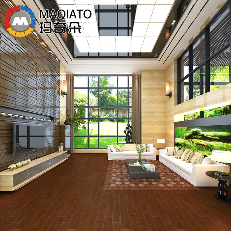 木紋地磚 - 客廳